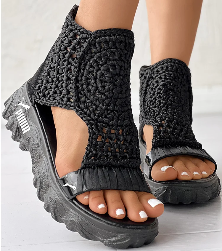 ✨A legújabb szuperpuha kötött ortopéd Puma szandálok 2025-ből