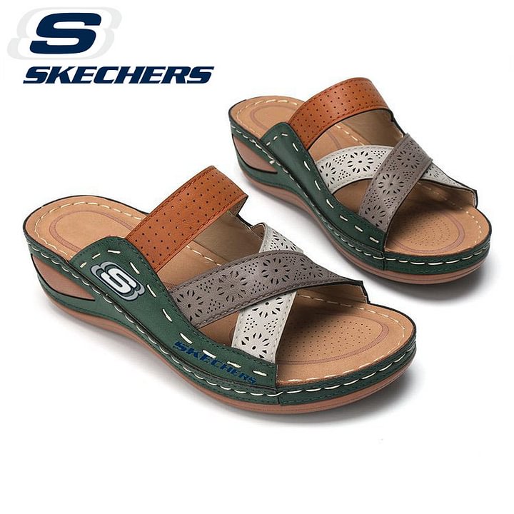 SKECHERS@2025 új sport-, szabadidő-, fűzős és masszázsszandálok