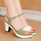 Női magas sarkú cipő, színben passzoló, nyári, univerzális