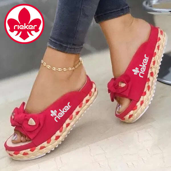 New women's hand-sewn sandals RIEKER®