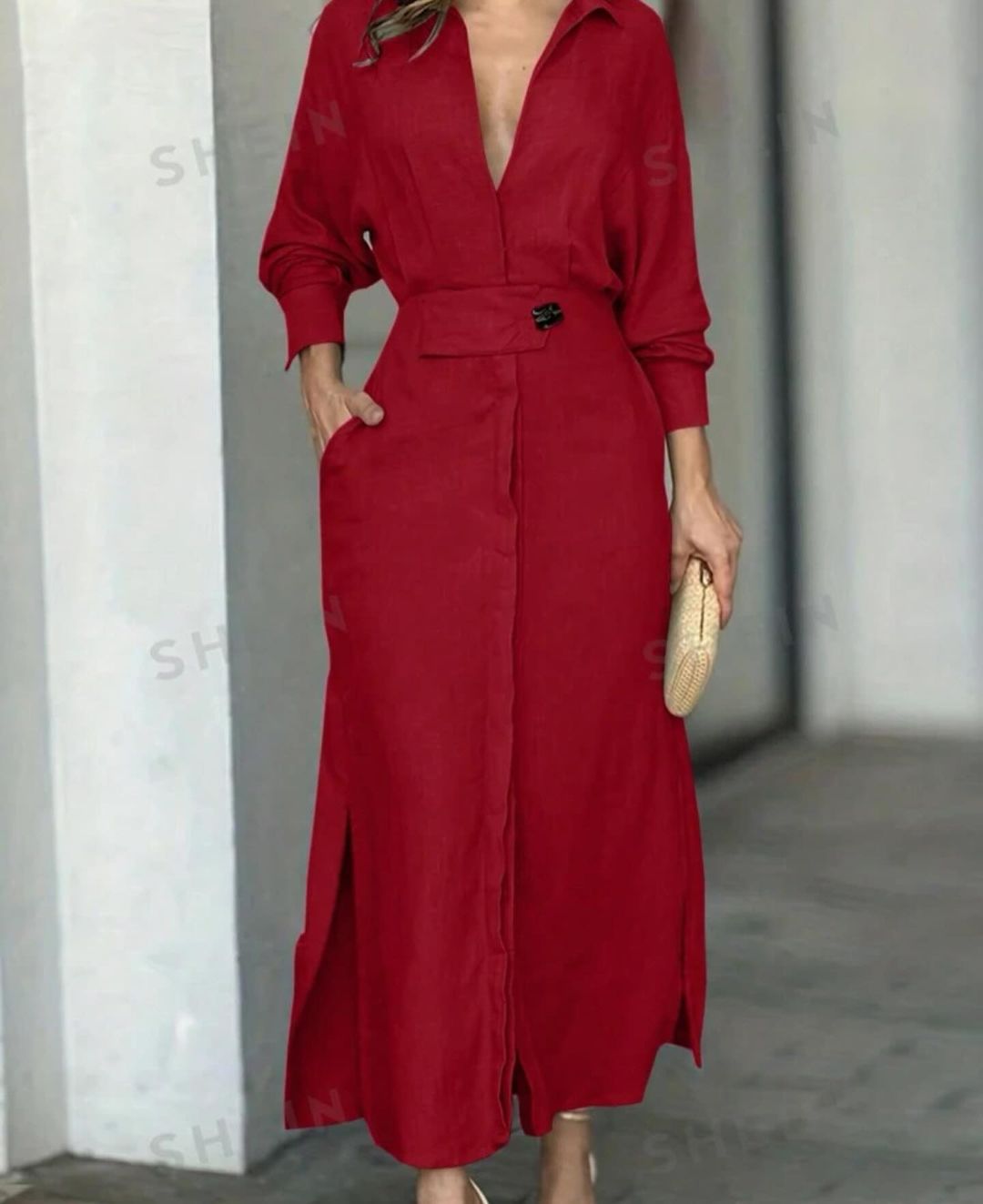 Elegáns maxiruha egyszínű 2024-ben