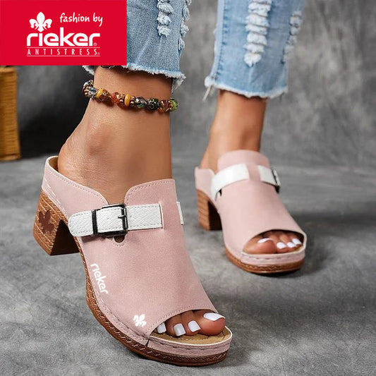 Rieker® Casualowe sandały na wysokim obcasie