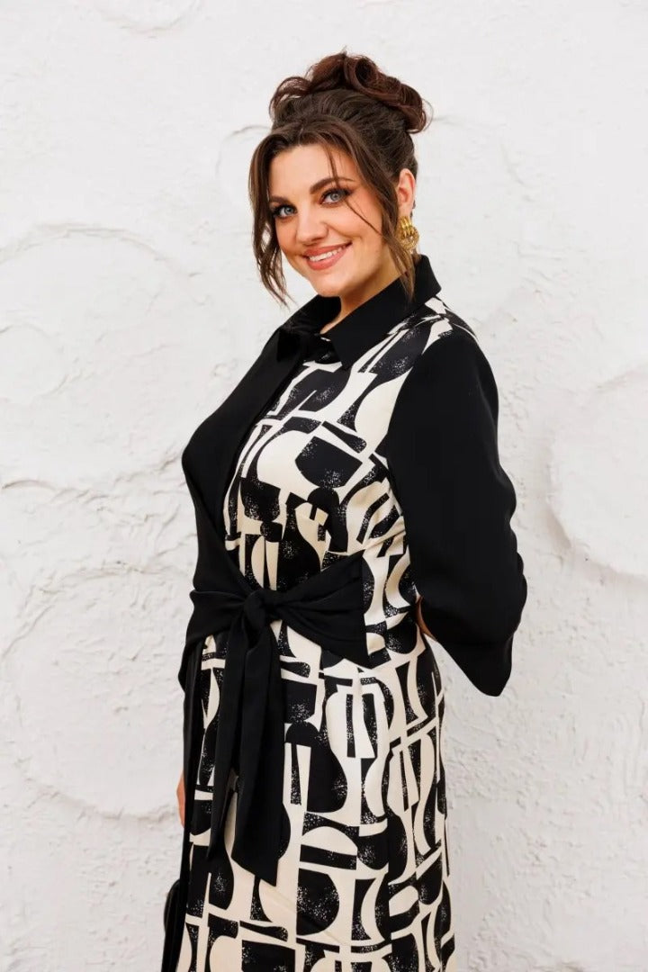 Stílusos ruha övvel🍂