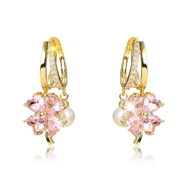 Mágneses nyirokterápiás germánium gránátos fülbevaló