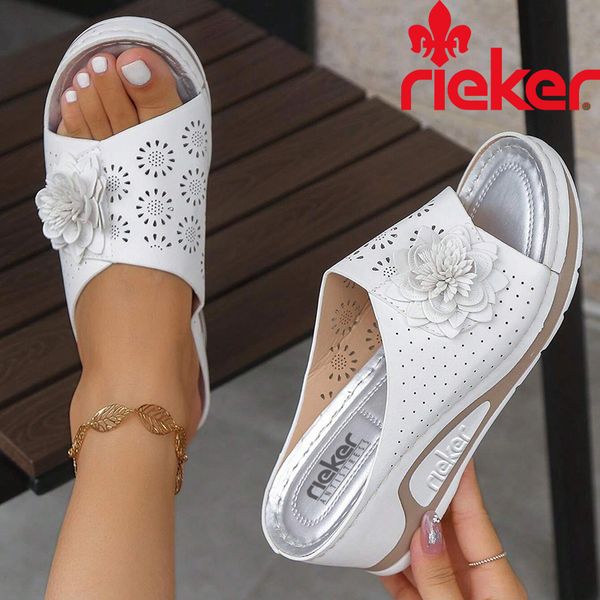 Új női, kézzel varrott Rieker® ortopéd szandál