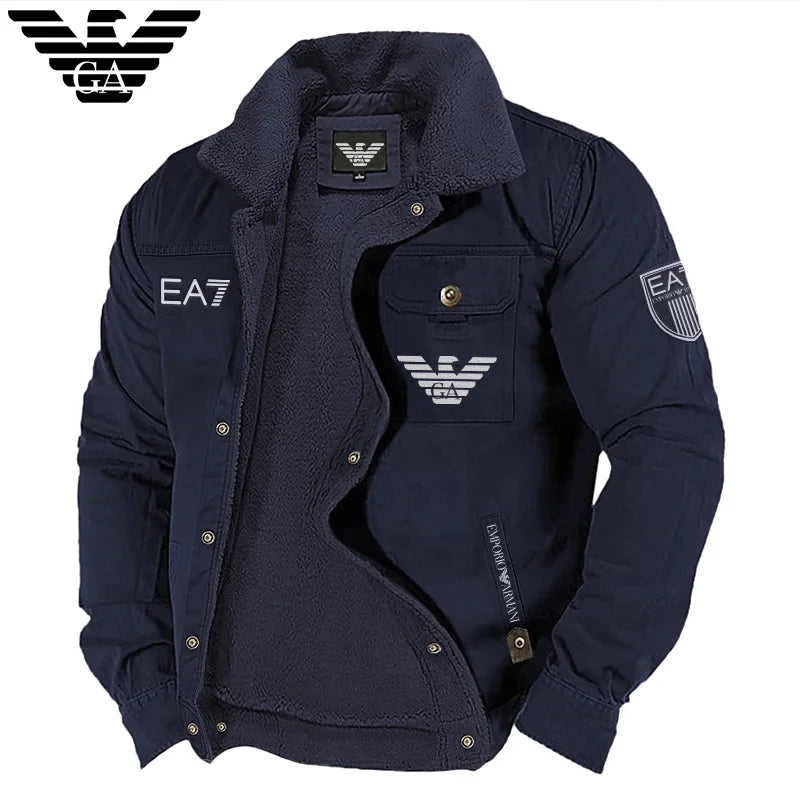 Męska ocieplana kurtka zimowa z polaru Armani®