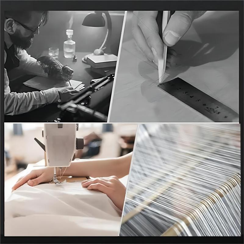 Női kötött patchwork pehelykabát