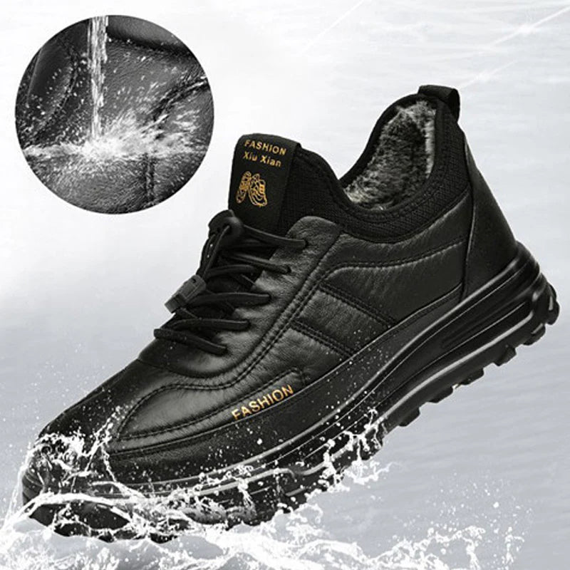 Alkalmi férfi cipő téli használatra