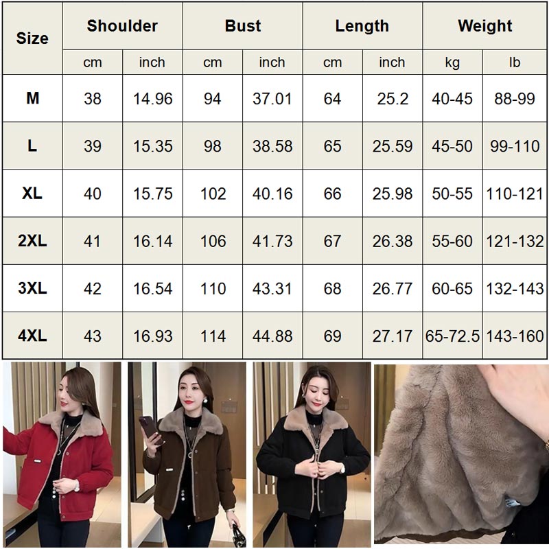 49% kedvezménnyel sokoldalú női meleg parkkabát vastag plüss béléssel