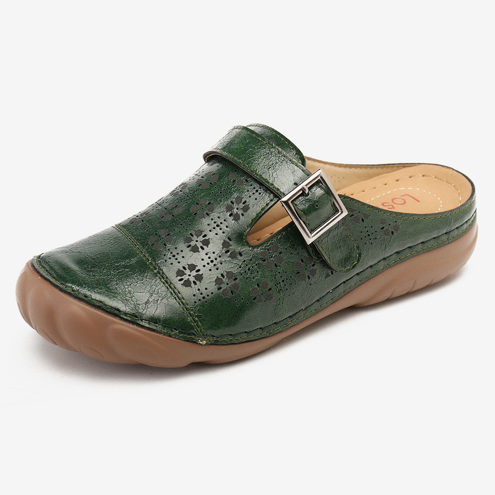 Női alkalmi nyári napi csúszás zárt orrú, kényelmes szandál