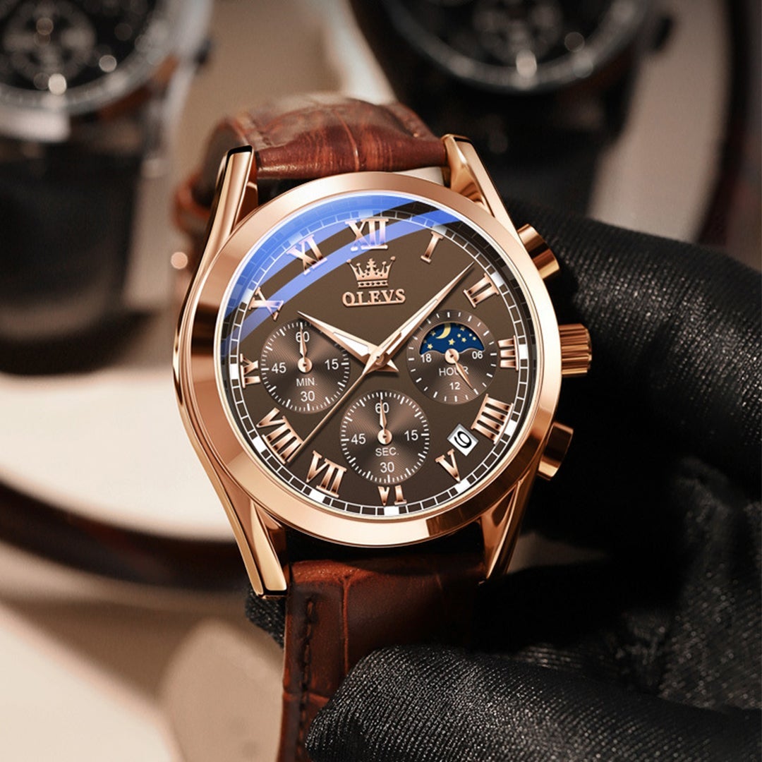 OLEVS® - Klasszikus sportóra [Svájci importált szerkezet] Egyedülálló ⌚