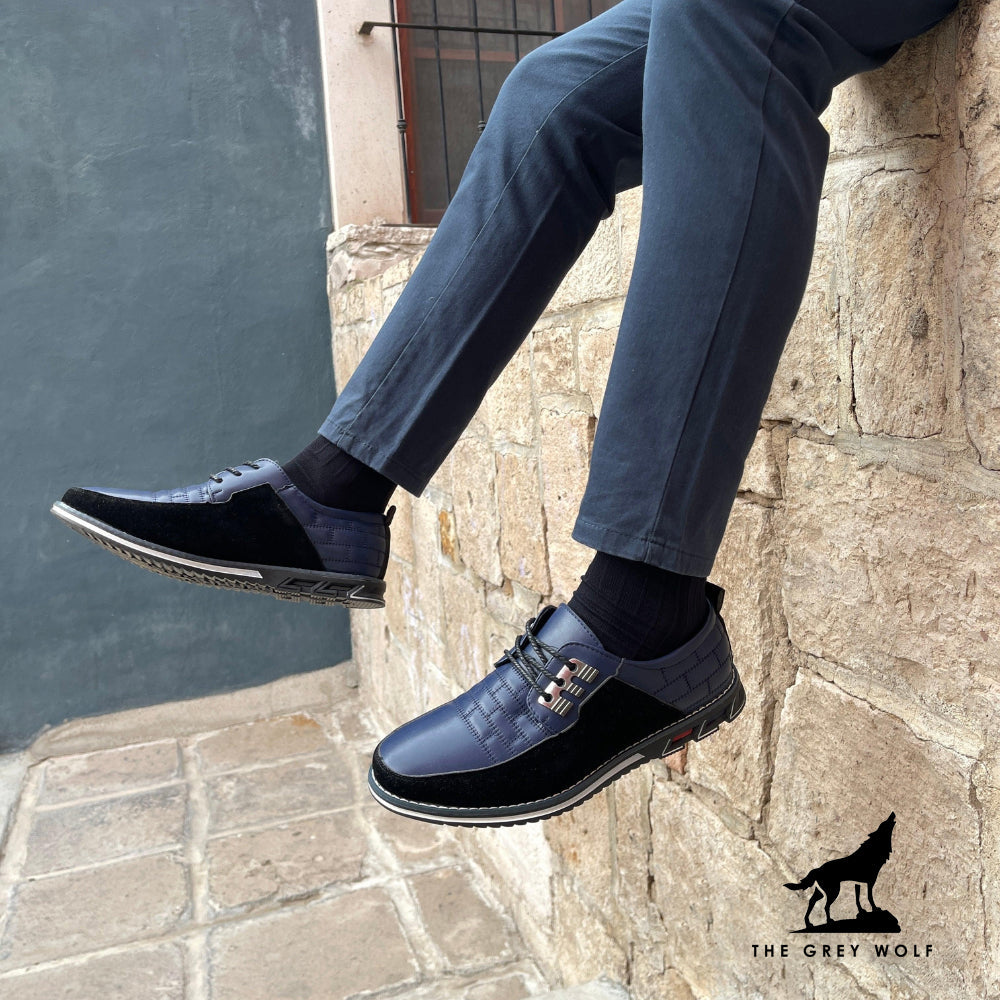 Gray Wolf™ bőr ortopéd csíkos derby