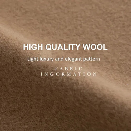 Elegáns, középhosszú gyapjú, kifinomult női kabát