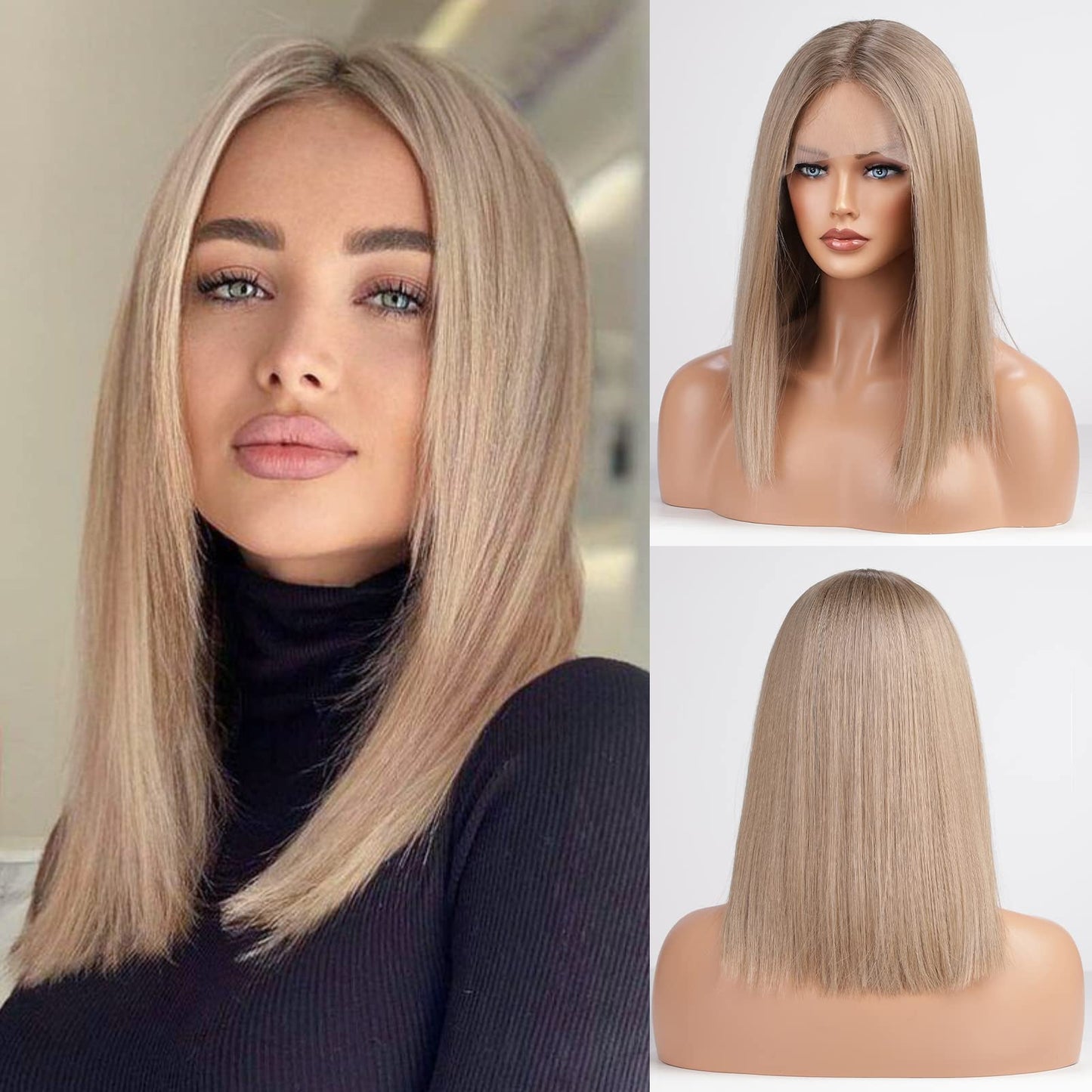 54 Kézzel készített paróka, nagyon szép!