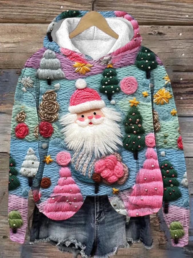 Mikulás mintás felső és nadrág