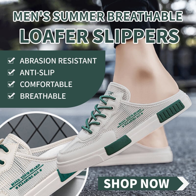Men's Summer Breathable Loafer Slippers
