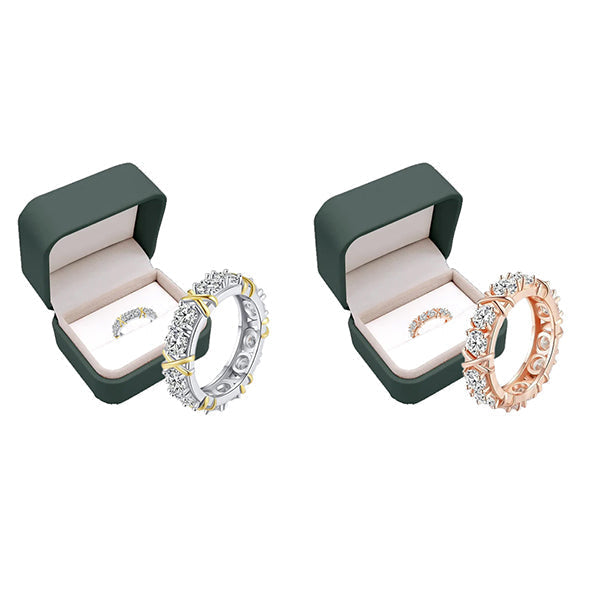 Magnetology Moissanite gyémánt gyűrű✨ (korlátozott időre szóló kedvezmény 🔥 utolsó nap)