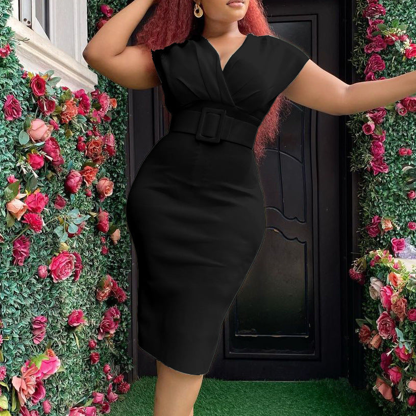 Új V-nyakú nyári ruha