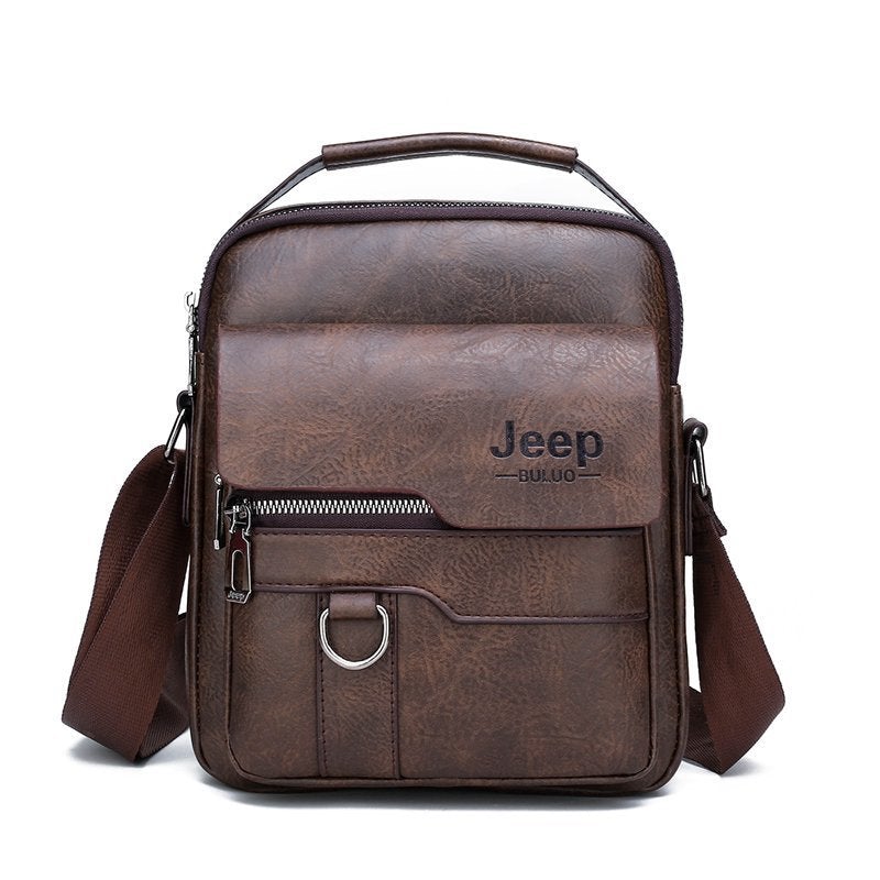 Kézzel készített - Jeep férfi vintage bőr Crossbody táska
