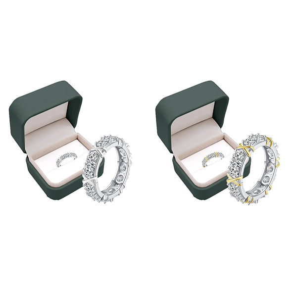 Magnetology Moissanite gyémánt gyűrű✨ (korlátozott időre szóló kedvezmény 🔥 utolsó nap)