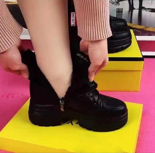 2023 New Winter Gros Fund Martin Boot pentru femei