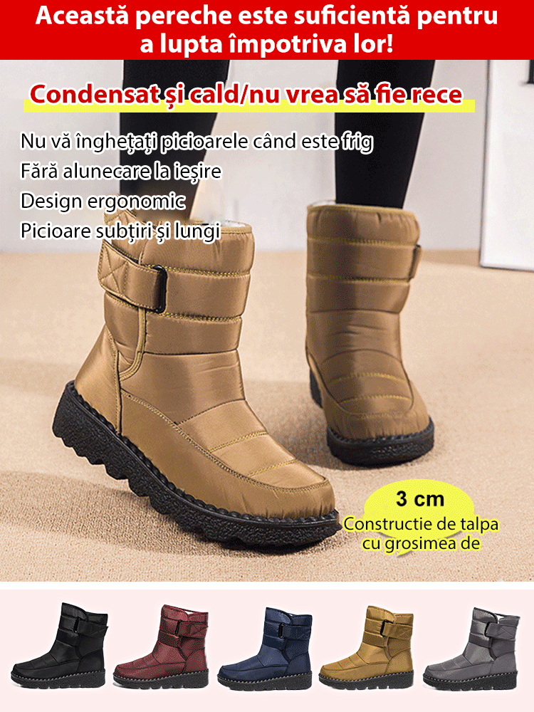 [Fűtés] vízálló párnázott hócsizma