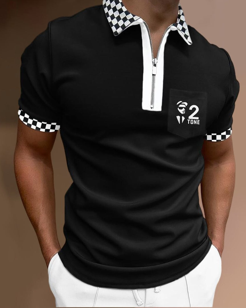 Férfi rövid ujjú POLO ing