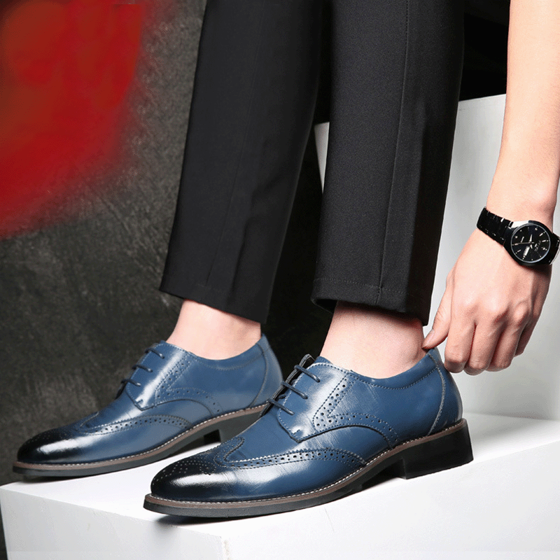 Férfi Brogue üzleti bőrcipő