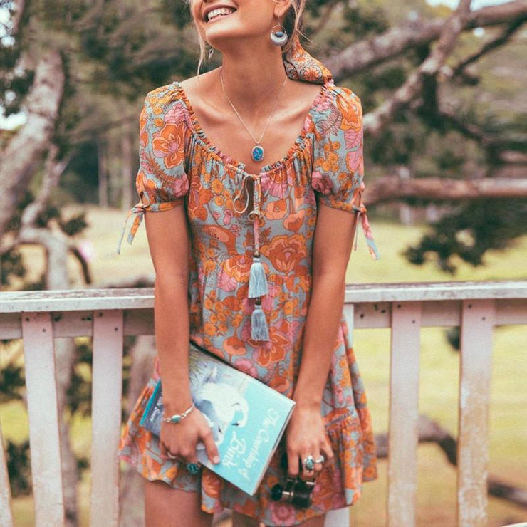 Love Child virágmintás miniruha